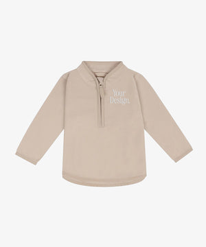 Personalised Baby Half Zip Fleece