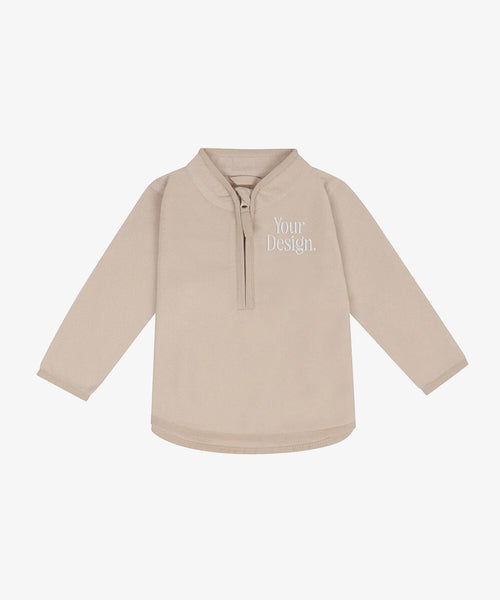 Personalised Baby Half Zip Fleece