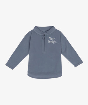 Personalised Baby Half Zip Fleece
