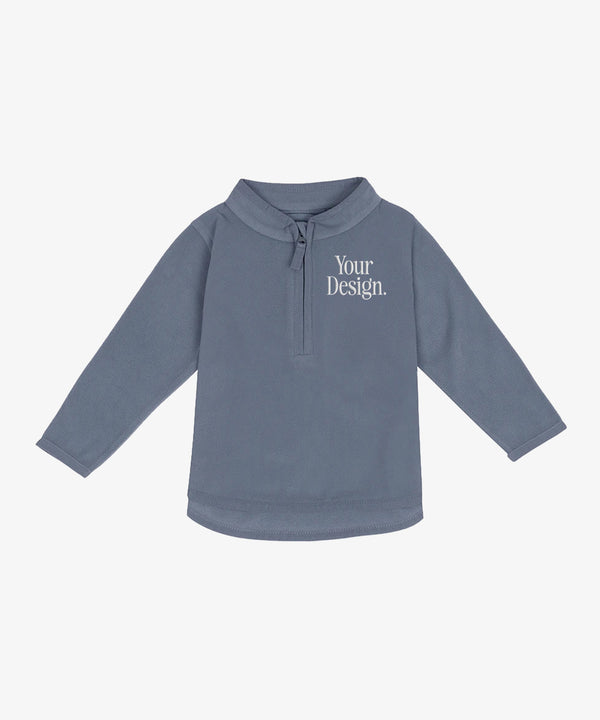 Personalised Baby Half Zip Fleece