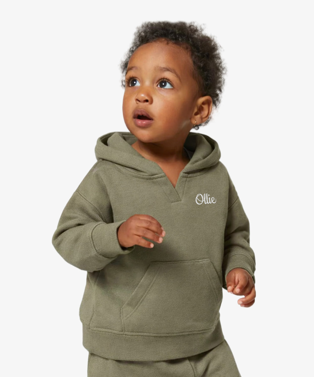 Embroidered Personalised Baby Hoodie