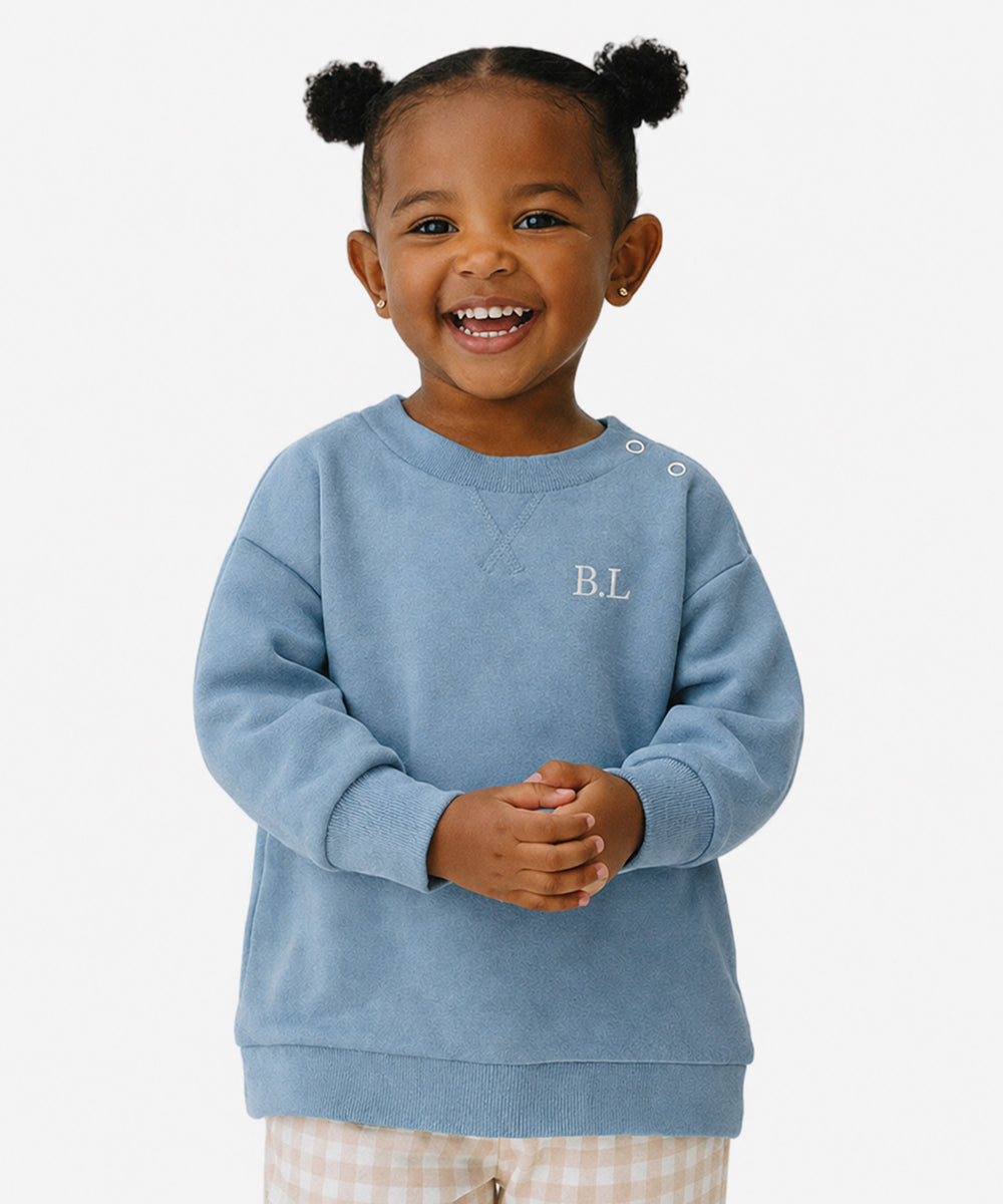Embroidered Personalised Baby Sweatshirt